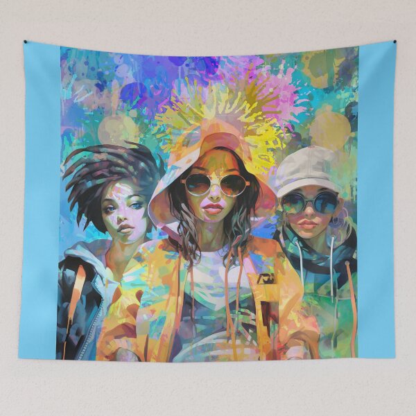 Item preview, SISTERS IN GRAFFITI LOVE designed and sold by Tammera.