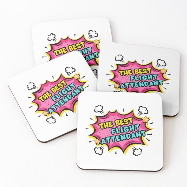 Item preview, The Best Flight Attendant designed and sold by PurrfectJourney.