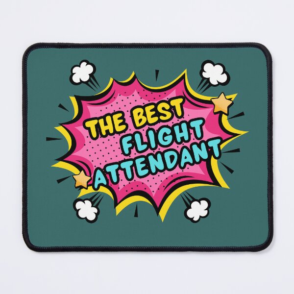 Item preview, The Best Flight Attendant designed and sold by PurrfectJourney.