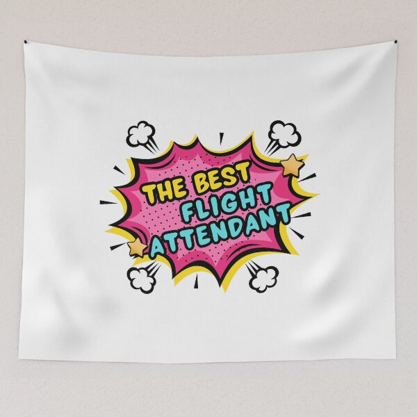 Item preview, The Best Flight Attendant designed and sold by PurrfectJourney.