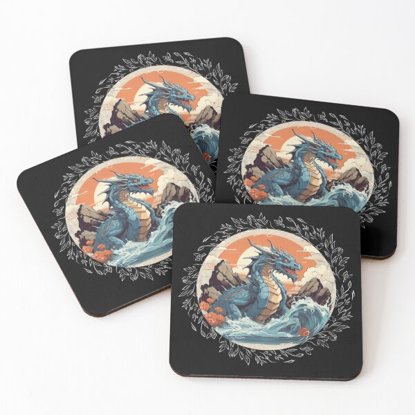 Item preview, anime dragon on fire designed and sold by martin max.