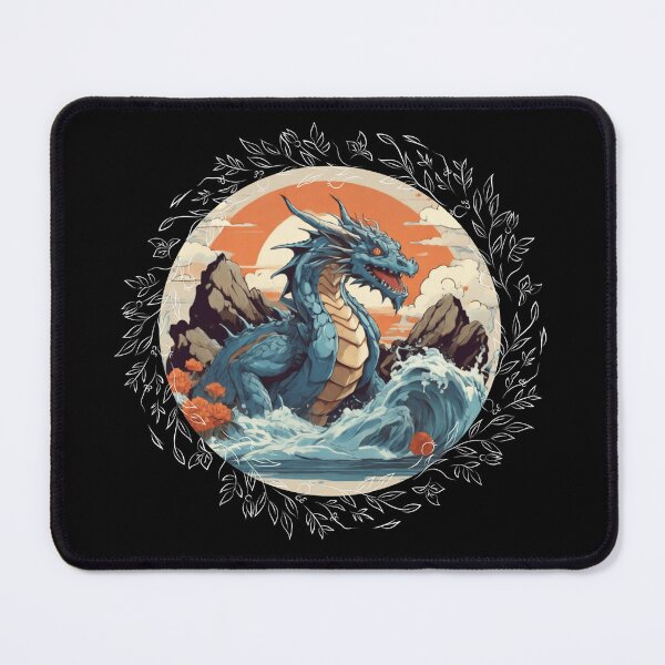 Item preview, anime dragon on fire designed and sold by martin max.