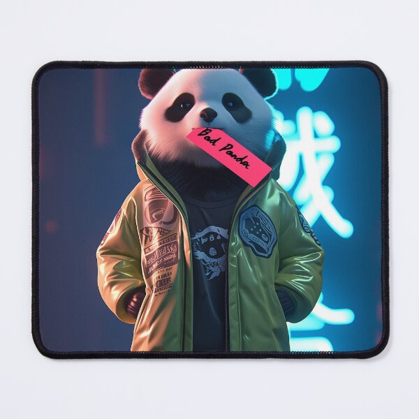 Item preview, Cyberpunk Courier Panda designed and sold by ArtMethodLab.