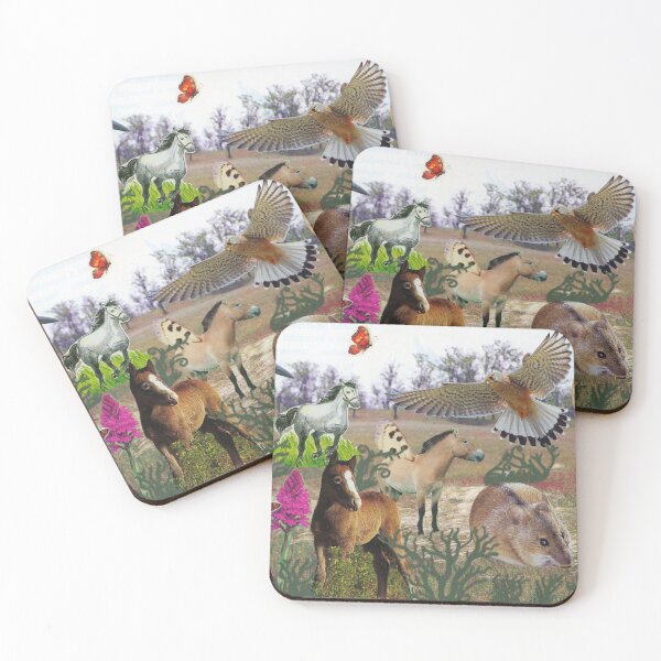 Item preview, Horses in the field designed and sold by MandalaSpirit.