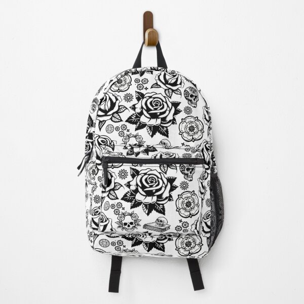 Item preview, Yorkshire Rose and Skulls - white background designed and sold by LaserSister.com.