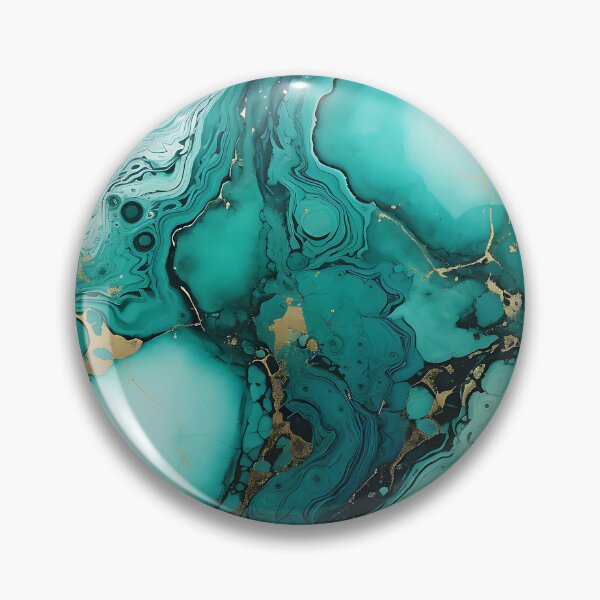 Item preview, Abstract Art Blue Turquoise Stone Design Nature Print  designed and sold by fluffstuffgifts.