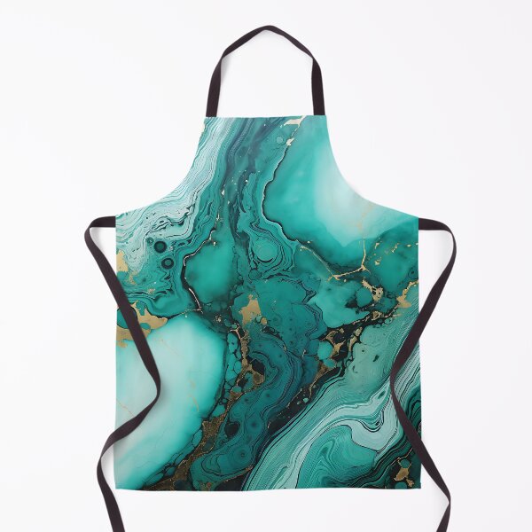 Artikelvorschau, Abstrakter Kunst-Blau-Türkis-Stein-Design-Naturdruck entworfen und verkauft von fluffstuffgifts.