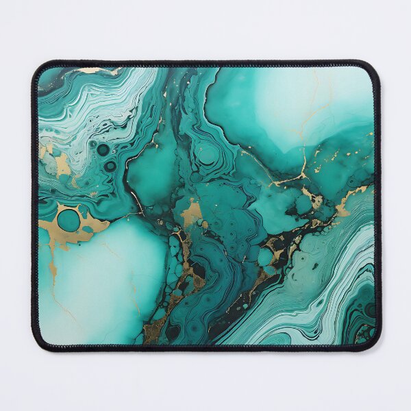 Item preview, Abstract Art Blue Turquoise Stone Design Nature Print  designed and sold by fluffstuffgifts.
