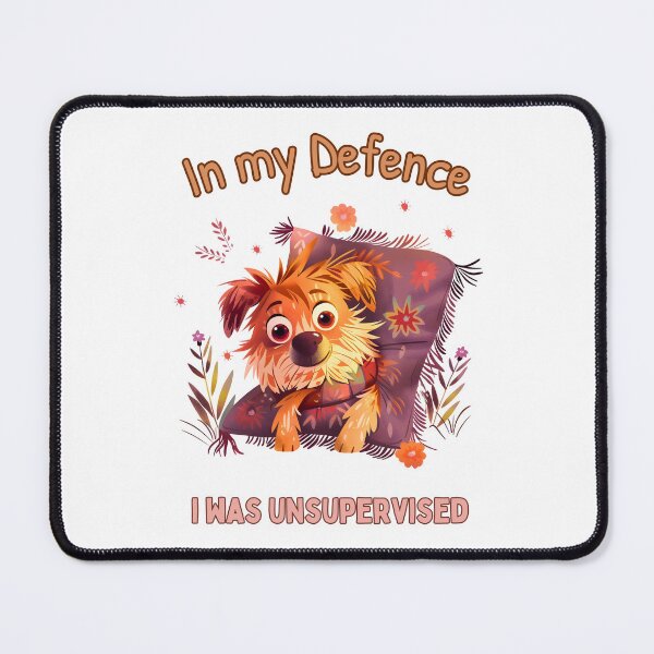Item preview, Puppy Whimsy: Boho Chic Cushion Calamity designed and sold by Moisky Patterns.