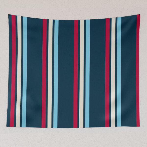 Item preview, Retro vintage color stripes - red white blue designed and sold by TalBright.