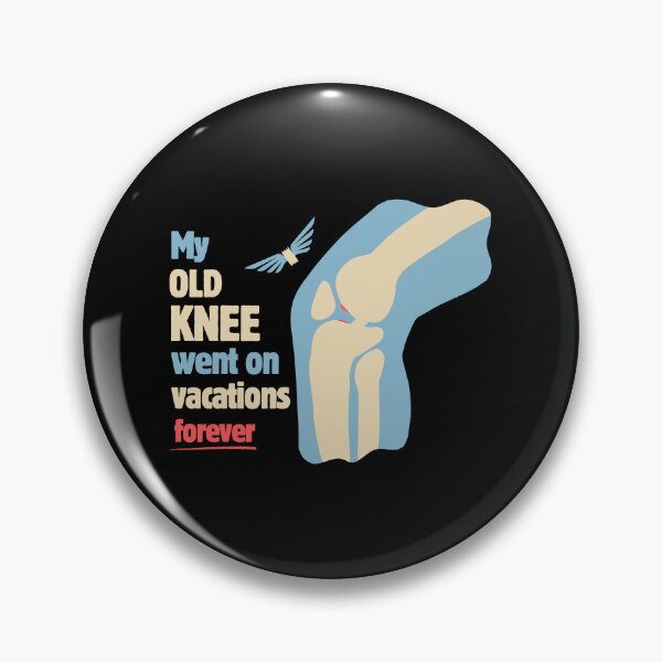 Item preview, My Old Knee Went On Vacations Forever Funny Gifts For Orthopedic Patients With Anterior Cruciate Ligament Rupture designed and sold by iX-Physio.