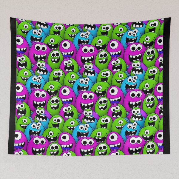 Item preview, Happy Monsters designed and sold by Rev Art1.