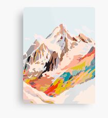 glass mountains Metal Print