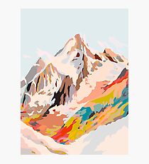 Glasberge Fotodruck