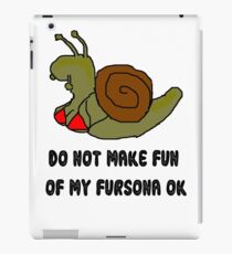 snailsona slogan iPad Case/Skin