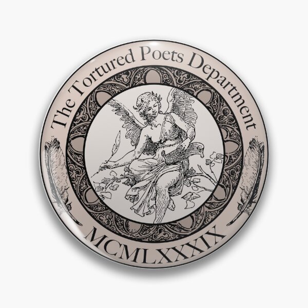 Item preview, The Tortured Poets Department Collegiate Emblem  designed and sold by thefastestcat.