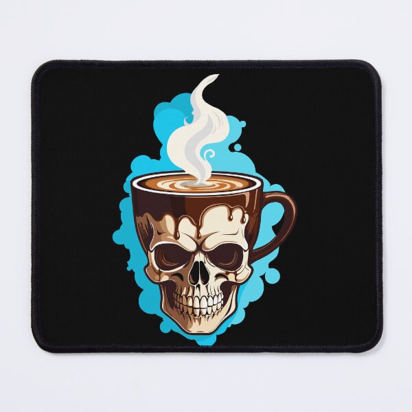 Item preview, Steaming Skull Brew Blue designed and sold by FocusChillax.