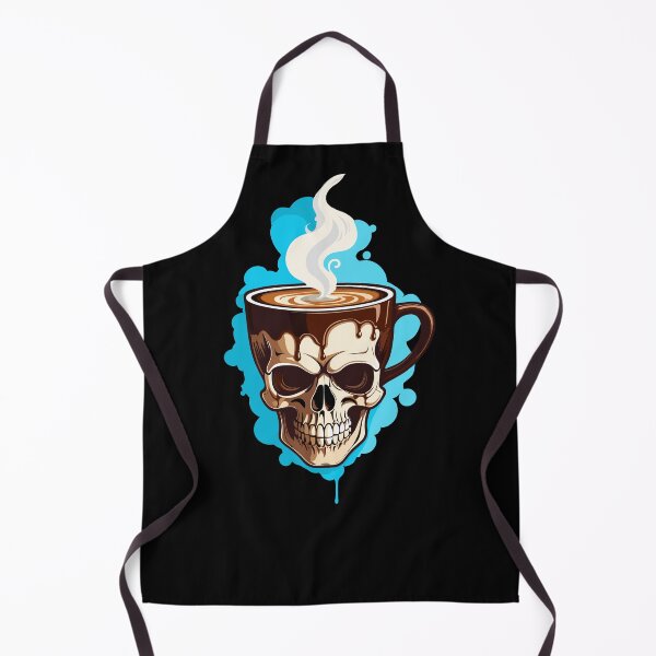 Item preview, Steaming Skull Brew Blue designed and sold by FocusChillax.
