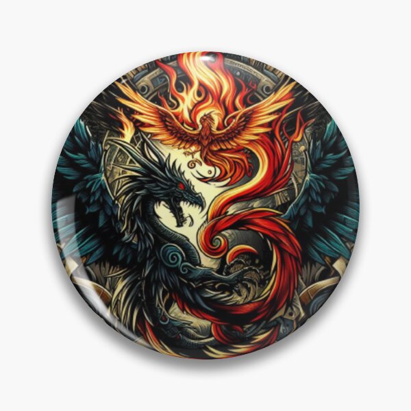 Item preview, PHOENIX AND DRAGON designed and sold by AvalonTshirts.