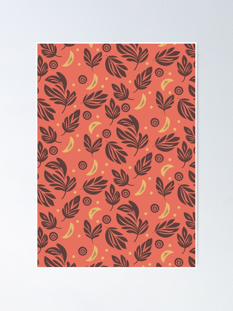 Thumbnail 1 of 3, Poster, Abstract Floral Pattern designed and sold by TomasSterancak.