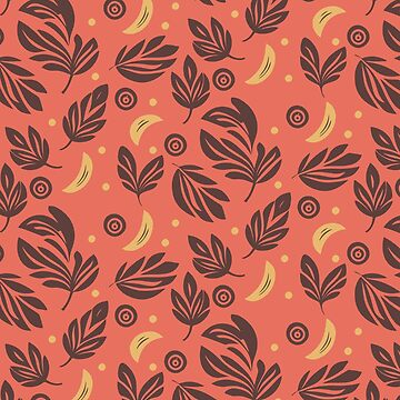 Artwork thumbnail, Abstract Floral Pattern by Aeterna Prints