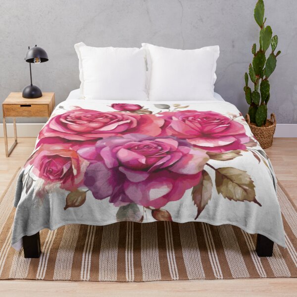 Item preview, Watercolor Roses | Pink & Purple designed and sold by TheRoseBliss.