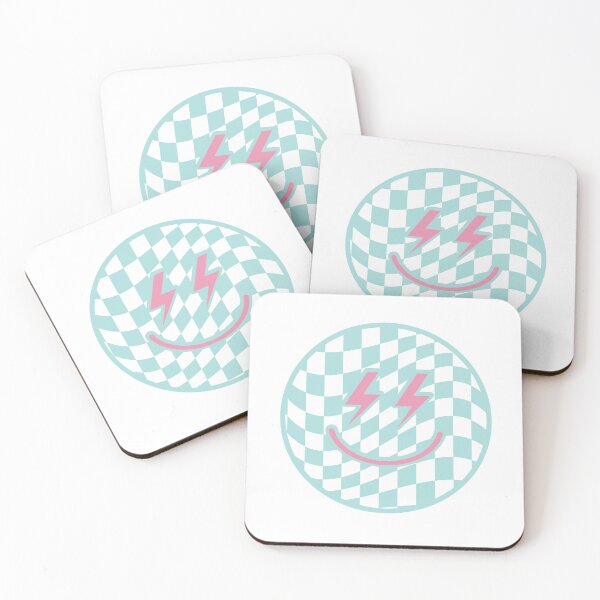 Item preview,  Smile face collage Distressed Smile Face ,Retro Checkered Smile Face Star Eyes,checker , happy face Vintage designed and sold by pugshowsfashion.