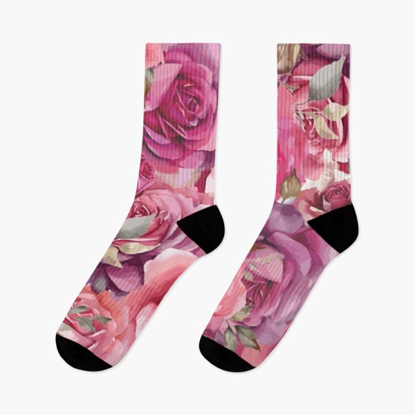 Item preview, Watercolor Roses | Pink & Purple designed and sold by TheRoseBliss.