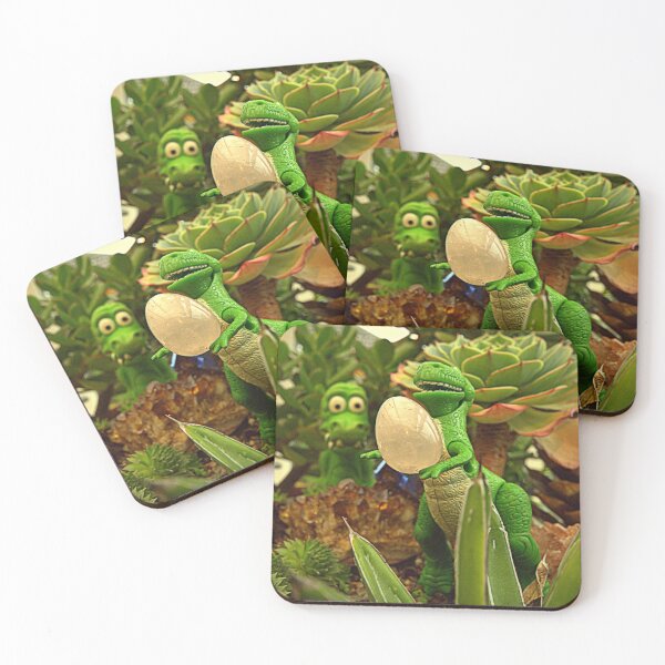 Item preview, Dinosaurs with Egg in Succulent Forest. designed and sold by Billlee.