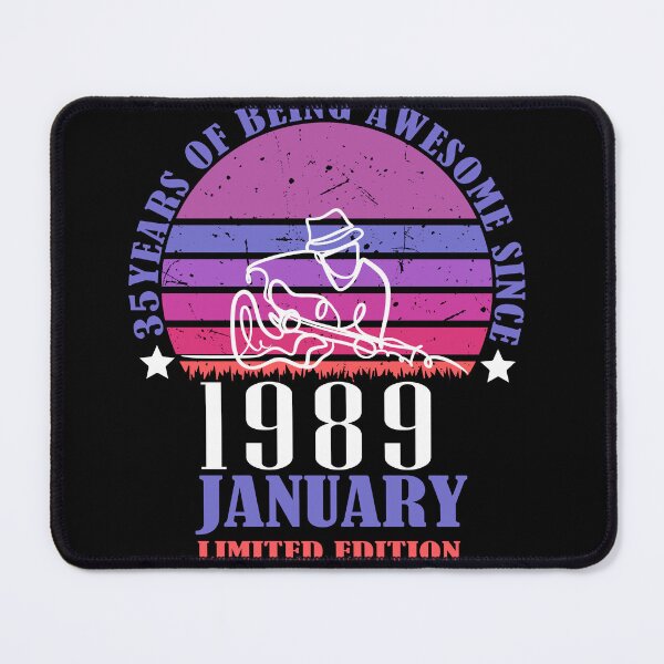 Item preview, 35 Geburtstag Retro Vintage Gitarristen Gitarrenliebhaber january designed and sold by studiopekepeke.