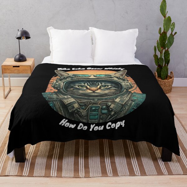 Item preview, Cat Pilot Mike Echo Oscar Whisky How Do You Copy designed and sold by JustCrafted.