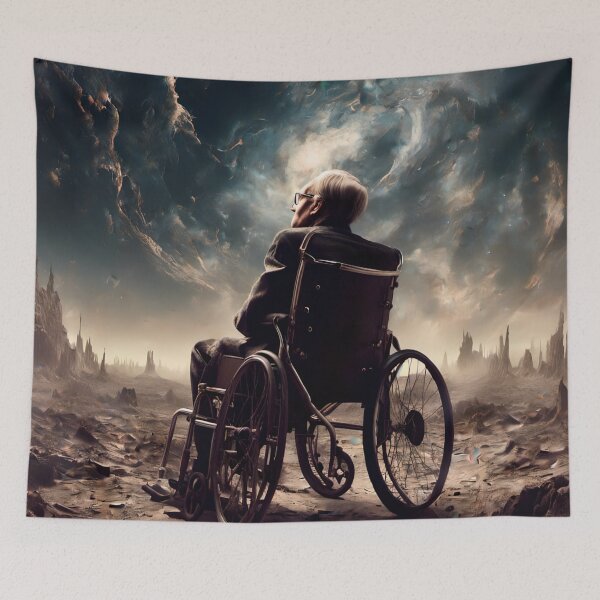 Item preview, Stephen Hawking and the universe  designed and sold by Joanne Walsh.