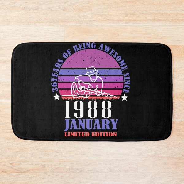 Item preview, 36 Geburtstag Retro Vintage Gitarristen Gitarrenliebhaber january designed and sold by studiopekepeke.
