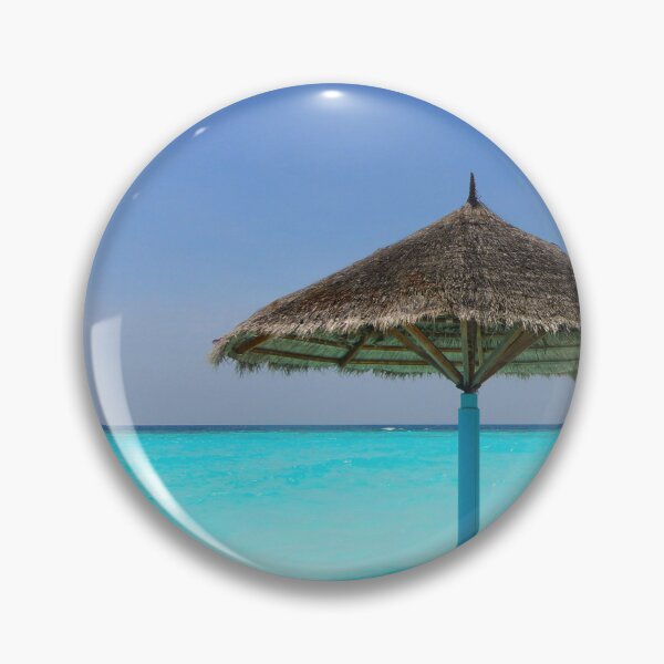Item preview, Isolated Umbrella on a Tropical Beach designed and sold by ShopJoel.