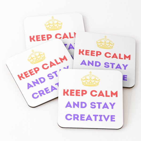 Item preview, Keep calm and stay creative designed and sold by Inspyralia.