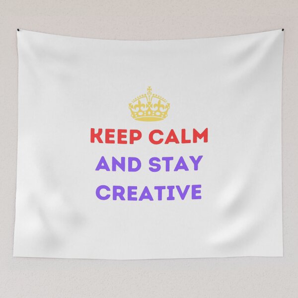 Item preview, Keep calm and stay creative designed and sold by Inspyralia.
