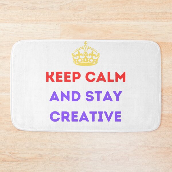 Item preview, Keep calm and stay creative designed and sold by Inspyralia.