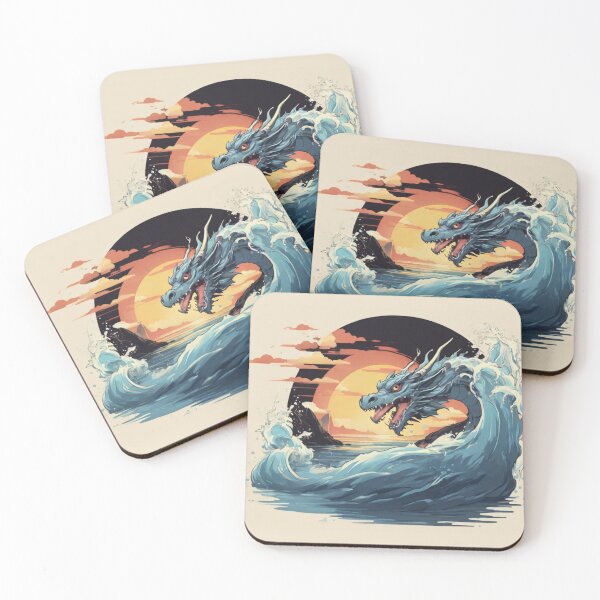 Item preview, anime dragon water designed and sold by martin max.