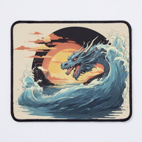 Item preview, anime dragon water designed and sold by martin max.
