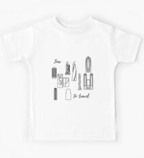 Unusual Japanese architecture. Travel and leisure. Kids Tee