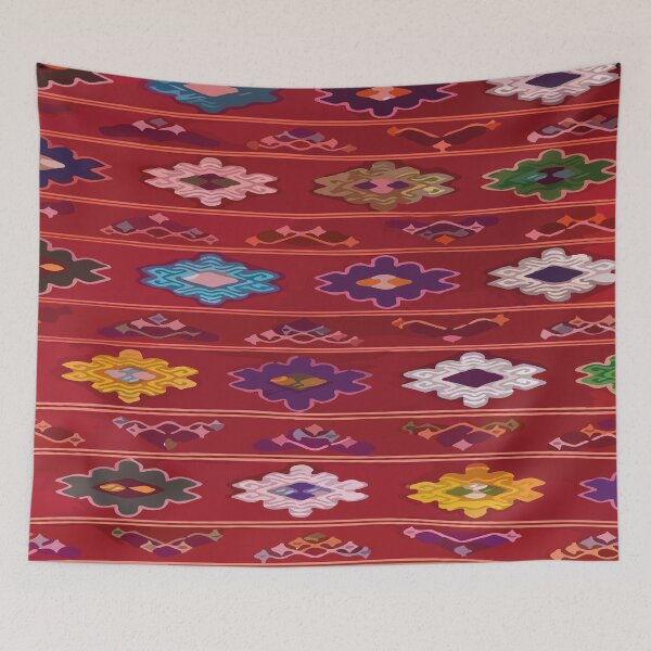 Item preview, Southwest colorful pattern serape boho chic maximalist decor designed and sold by T-Mex.