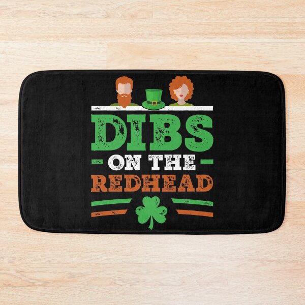 Item preview, Dibs On The Redhead Funny St Patrick's Day designed and sold by YerrouDesing.