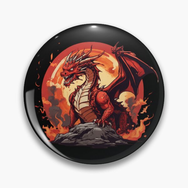 Item preview, anime red dragon fire designed and sold by martin max.