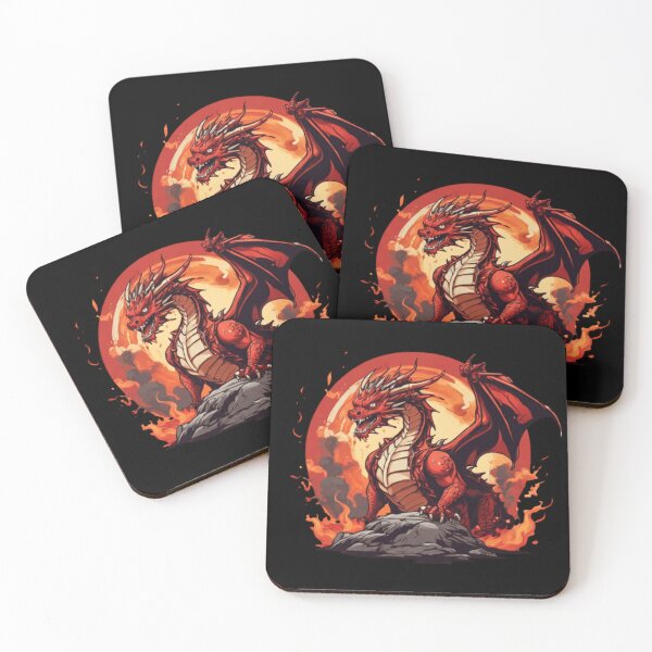 Item preview, anime red dragon fire designed and sold by martin max.