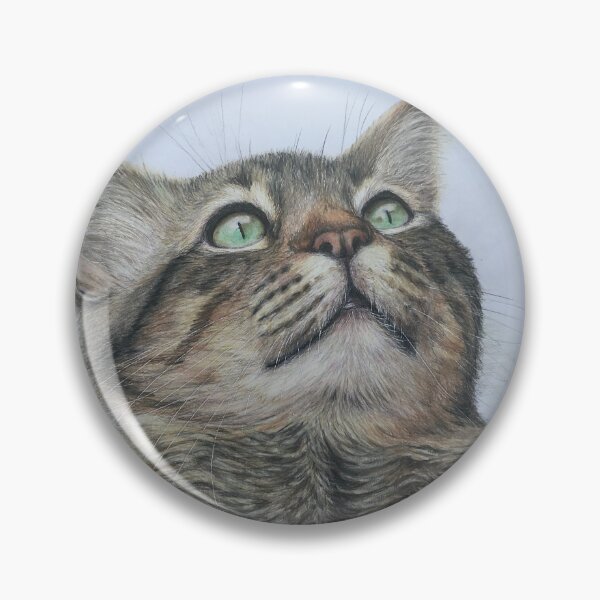 Artikelvorschau, Grüne Augen getigerte Katze | Katzenliebhaber entworfen und verkauft von NathBros.