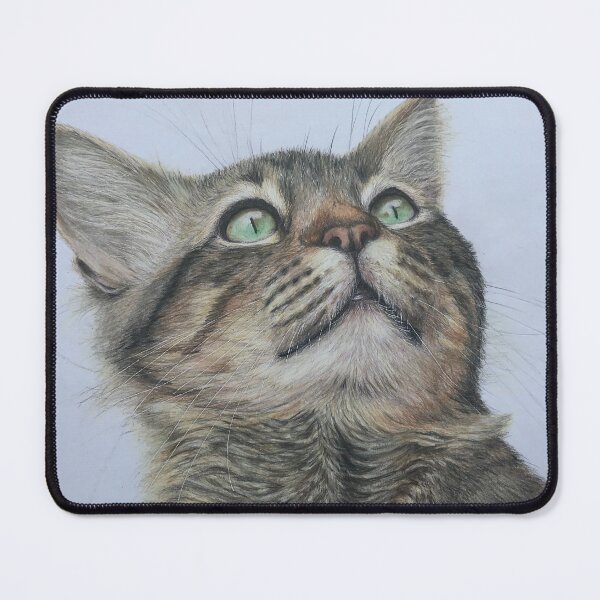 Item preview, Gato atigrado de ojos verdes | amante de los gatos designed and sold by NathBros.