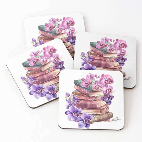Item preview, flowery books designed and sold by DijaCreations.