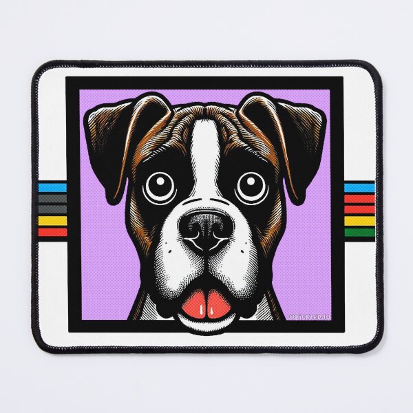 Item preview, Boxer Dog with Rainbow designed and sold by FunnehGacha.