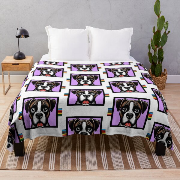 Item preview, Boxer Dog with Rainbow designed and sold by FunnehGacha.