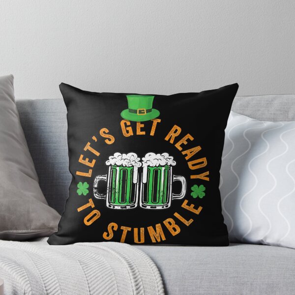 Item preview, Let's Get Ready To Stumble St. Patrick's Day Beer Drinking Quote designed and sold by YerrouDesing.